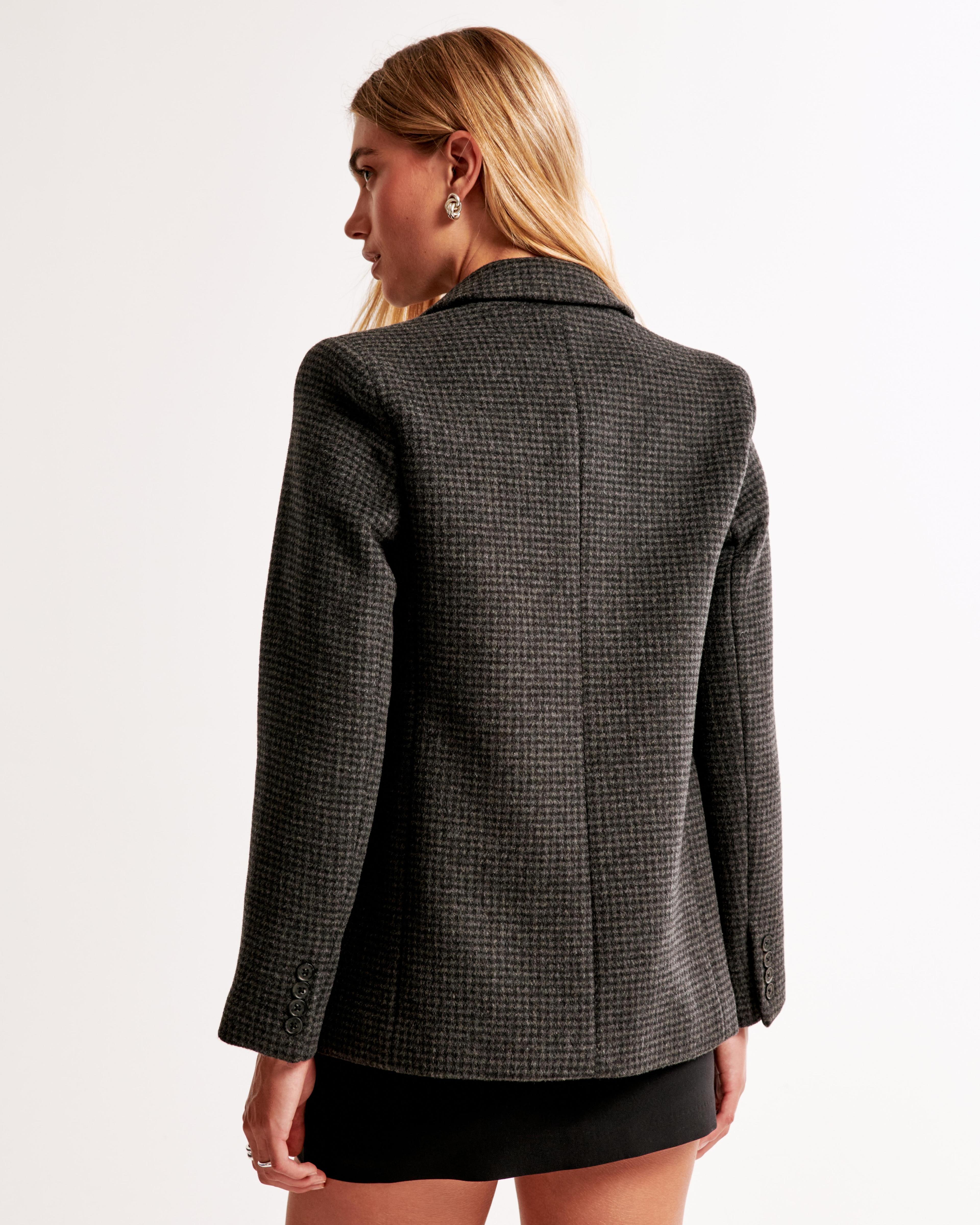 Wool-Blend Blazer Product Image