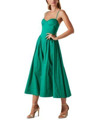 Astr the Label Womens Bellamy Sleeveless Fit & Flare Midi Dress Product Image