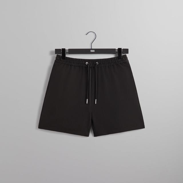 Kith Double Knit Fairfax Short - Black Male Product Image