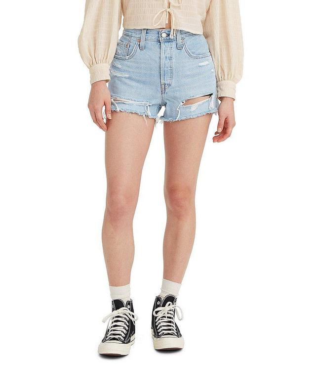 Levi's® Original High Rise Destructed Shorts Product Image