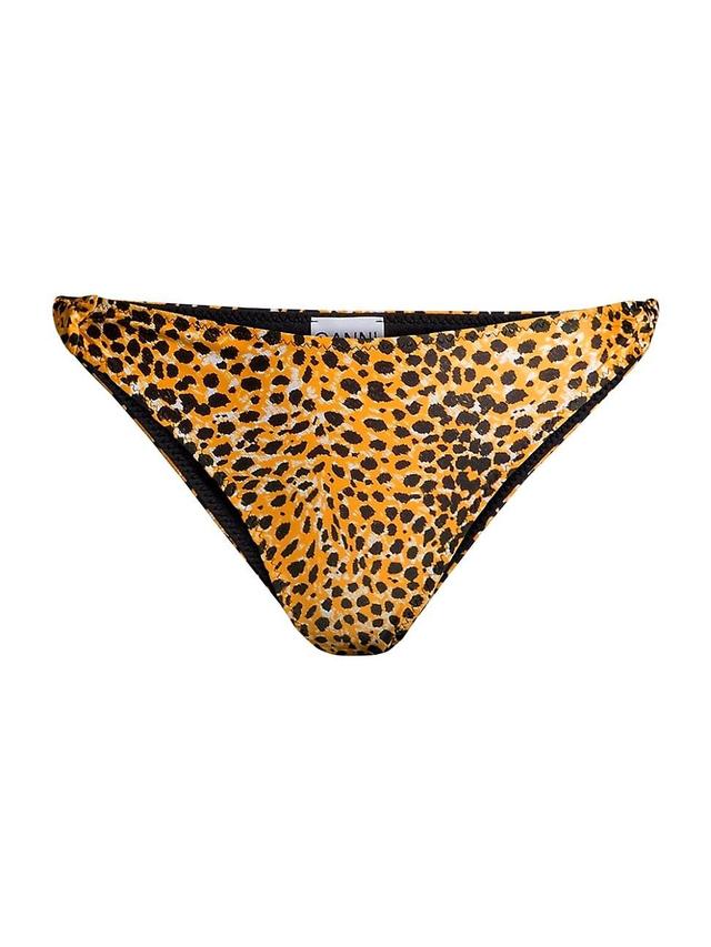 Womens Printed Twist Bikini Bottoms Product Image