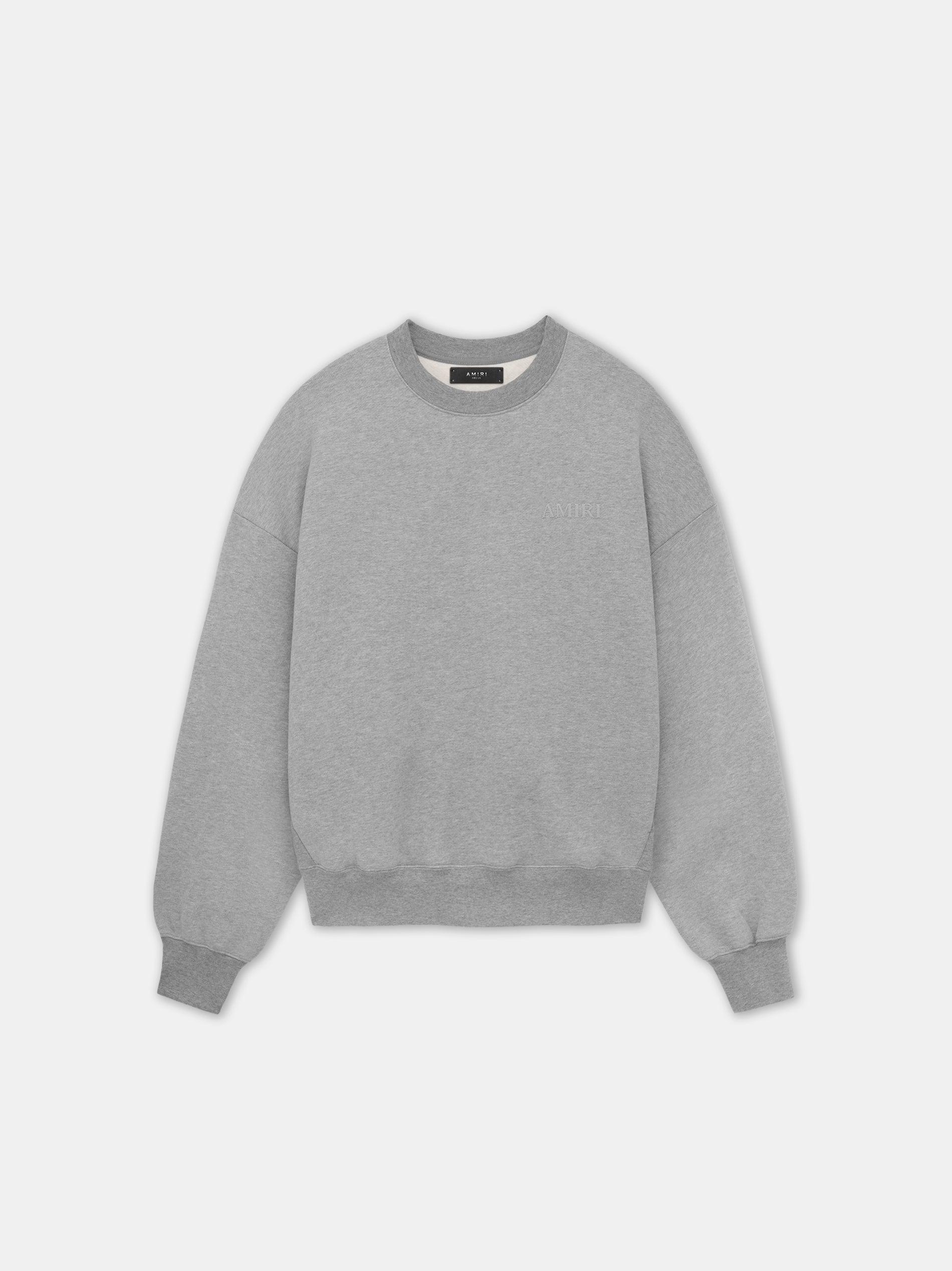 AMIRI OVERSIZED CREW - Grey Male Product Image