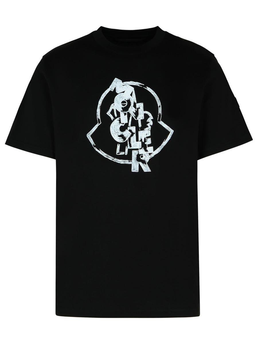 Logo-print T-shirt In Black Product Image