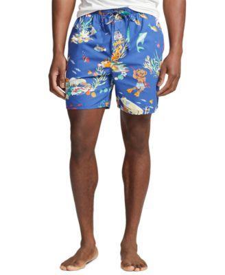 Men's Printed Woven Sleep Shorts Product Image