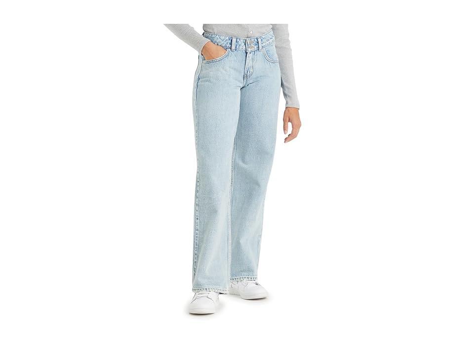 Womens Levis Superlow Loose Straight-Leg Jeans Not In The Mood Grey product image