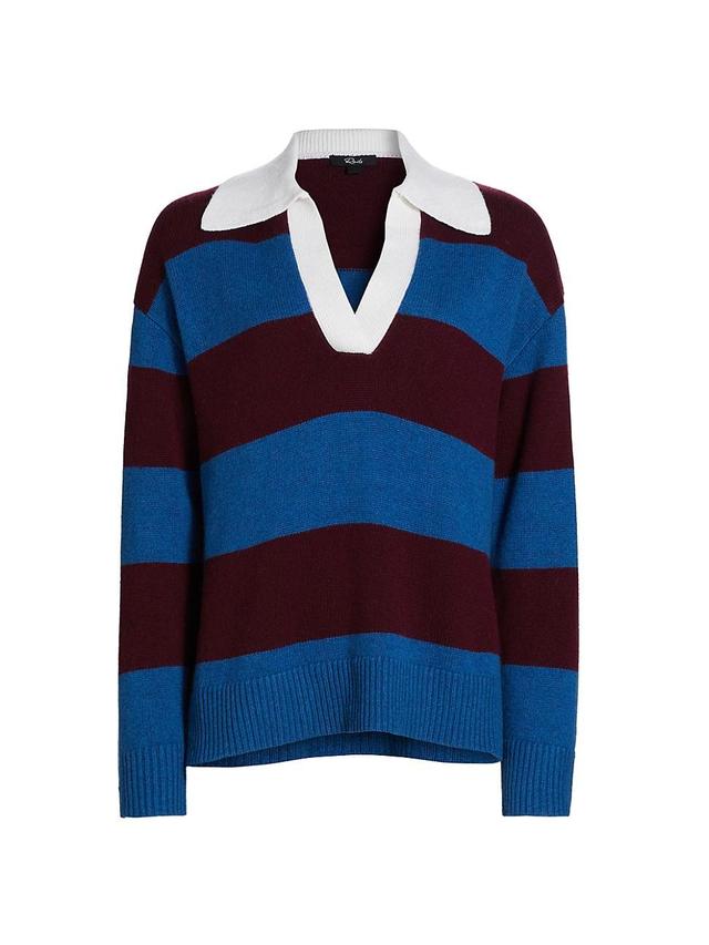 Womens Harris Striped Merino Wool-Blend Sweater Product Image