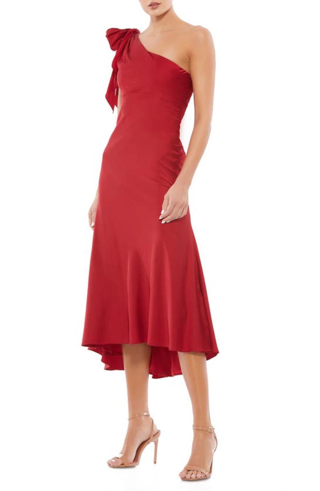 Womens Ieena One Shoulder Midi Dress Product Image