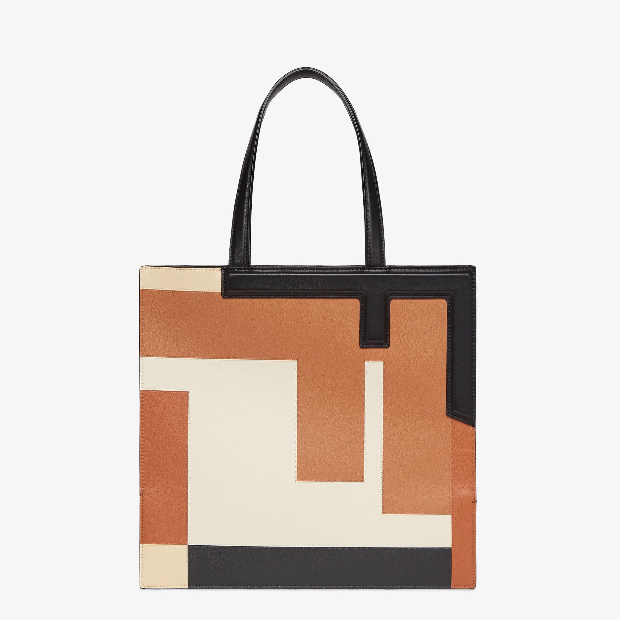 Fendi Flip MediumMulticolor transformable FF leather bag Product Image