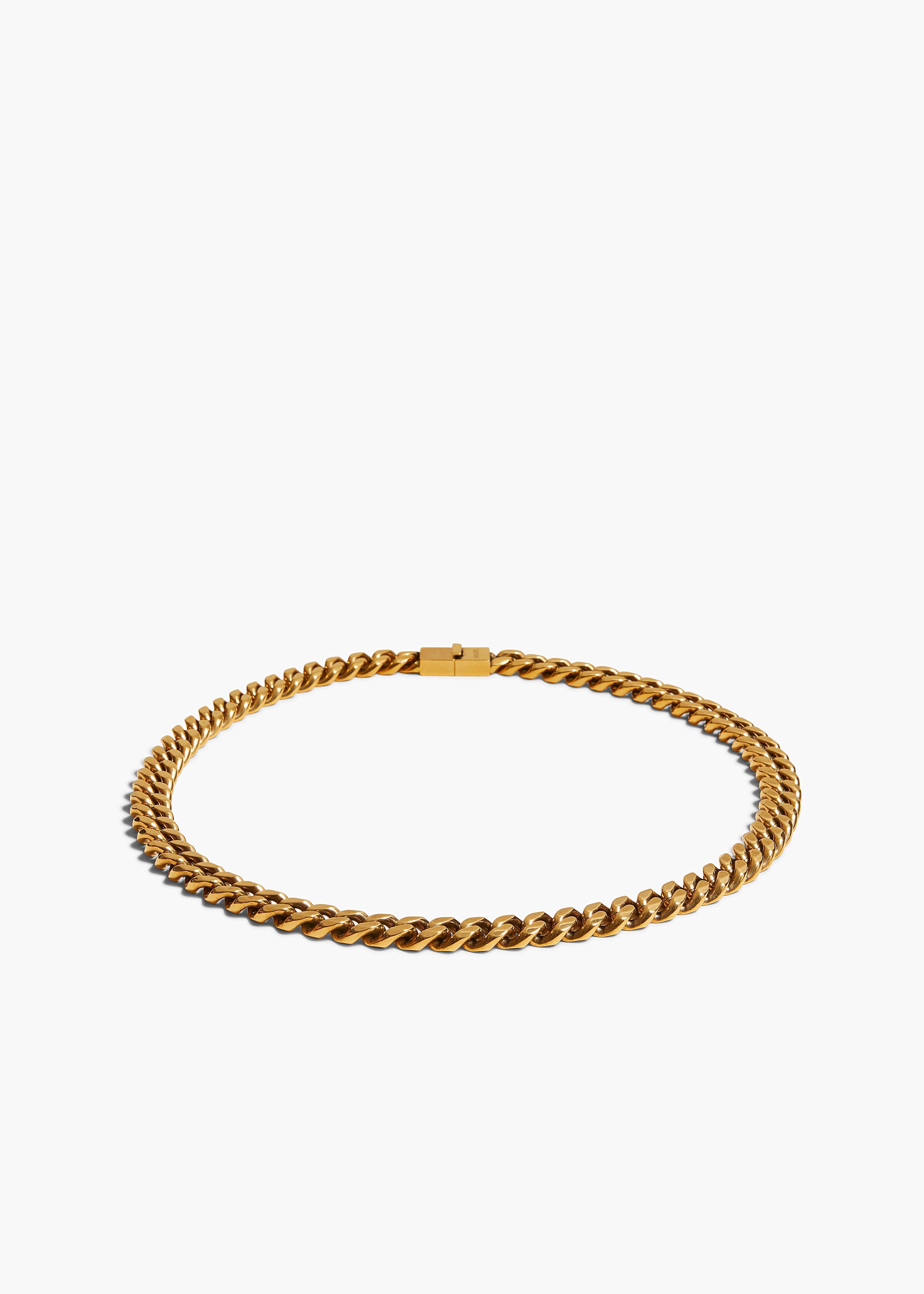 Elio Chain Necklace in Antique Gold Product Image