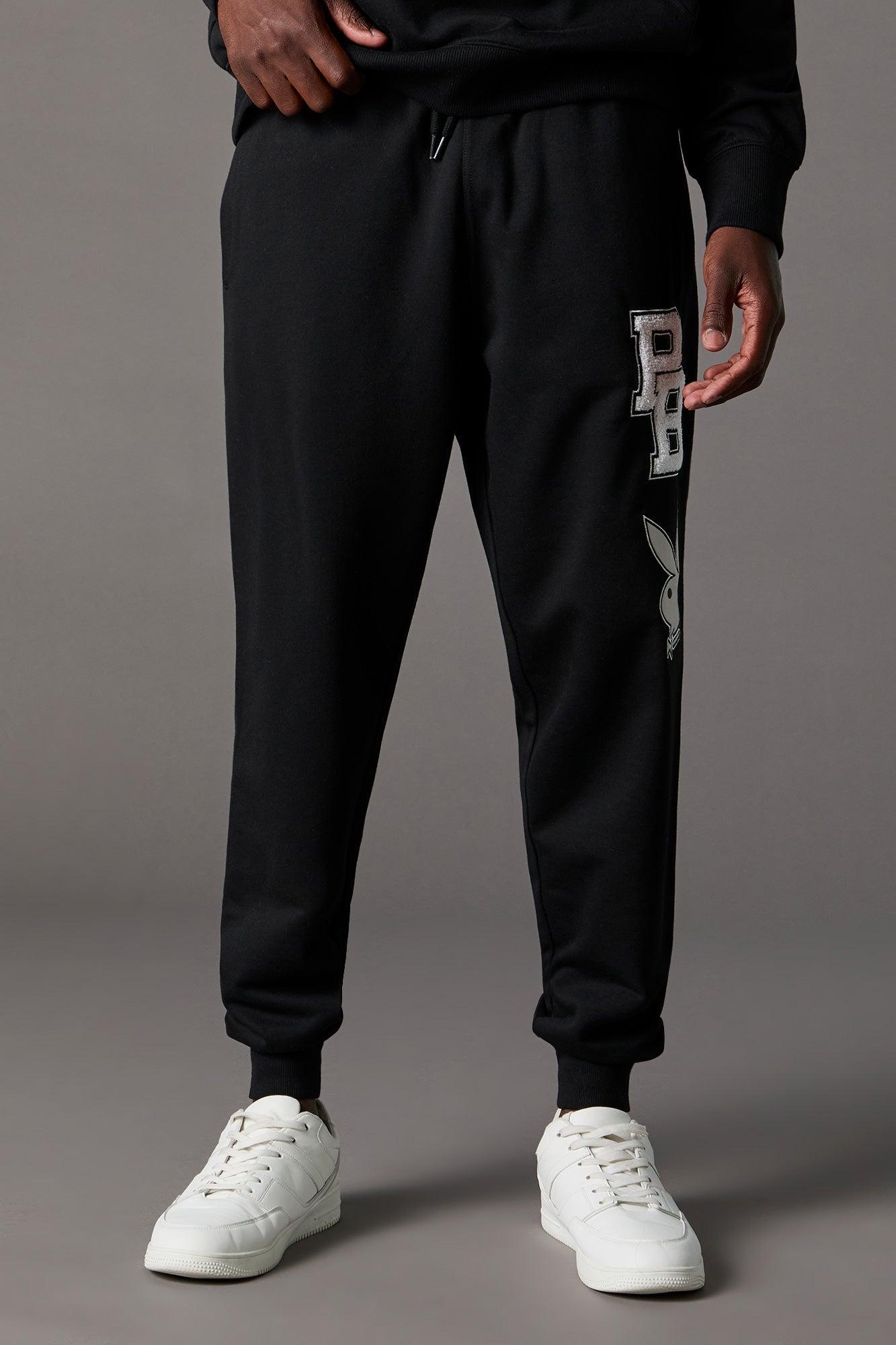 Playboy Embroidered Fleece Jogger Male Product Image