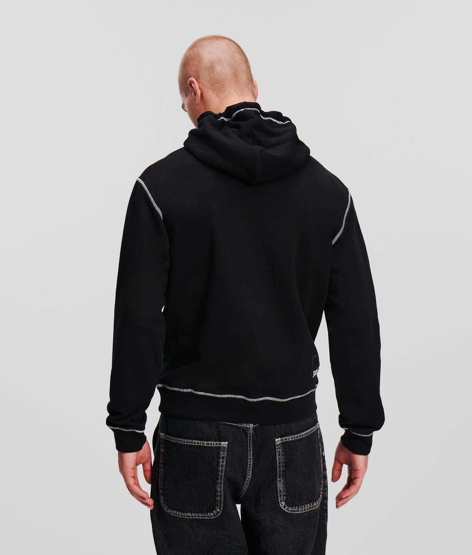 KLJ CONTRAST STITCH HOODIE Product Image