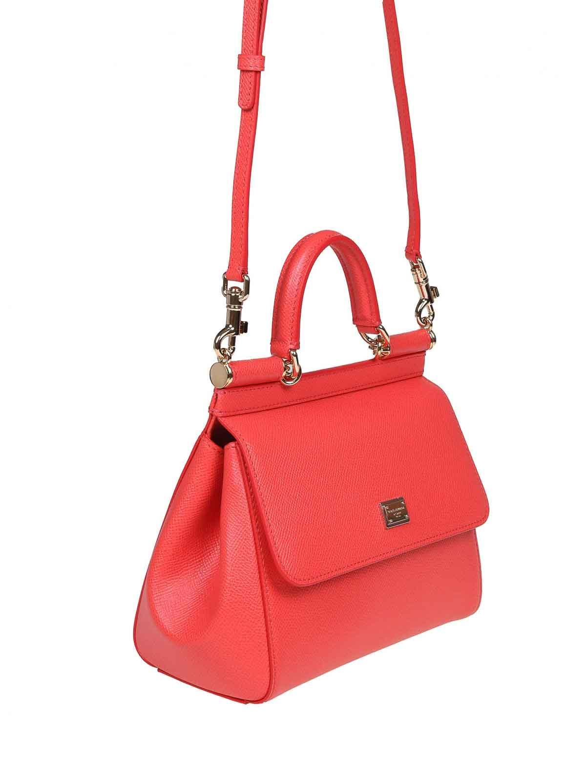 DOLCE & GABBANA Sicily Medium Bag In Red Product Image