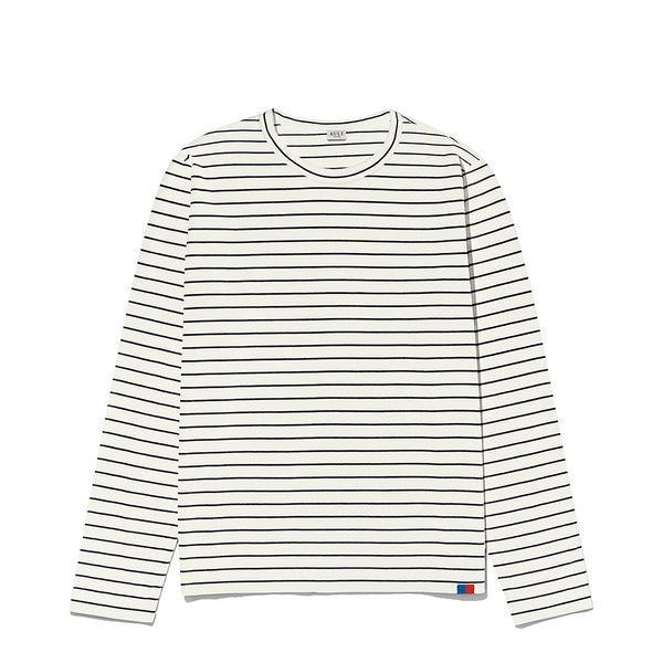 The Rufus - Cream/Navy Pinstripe Product Image