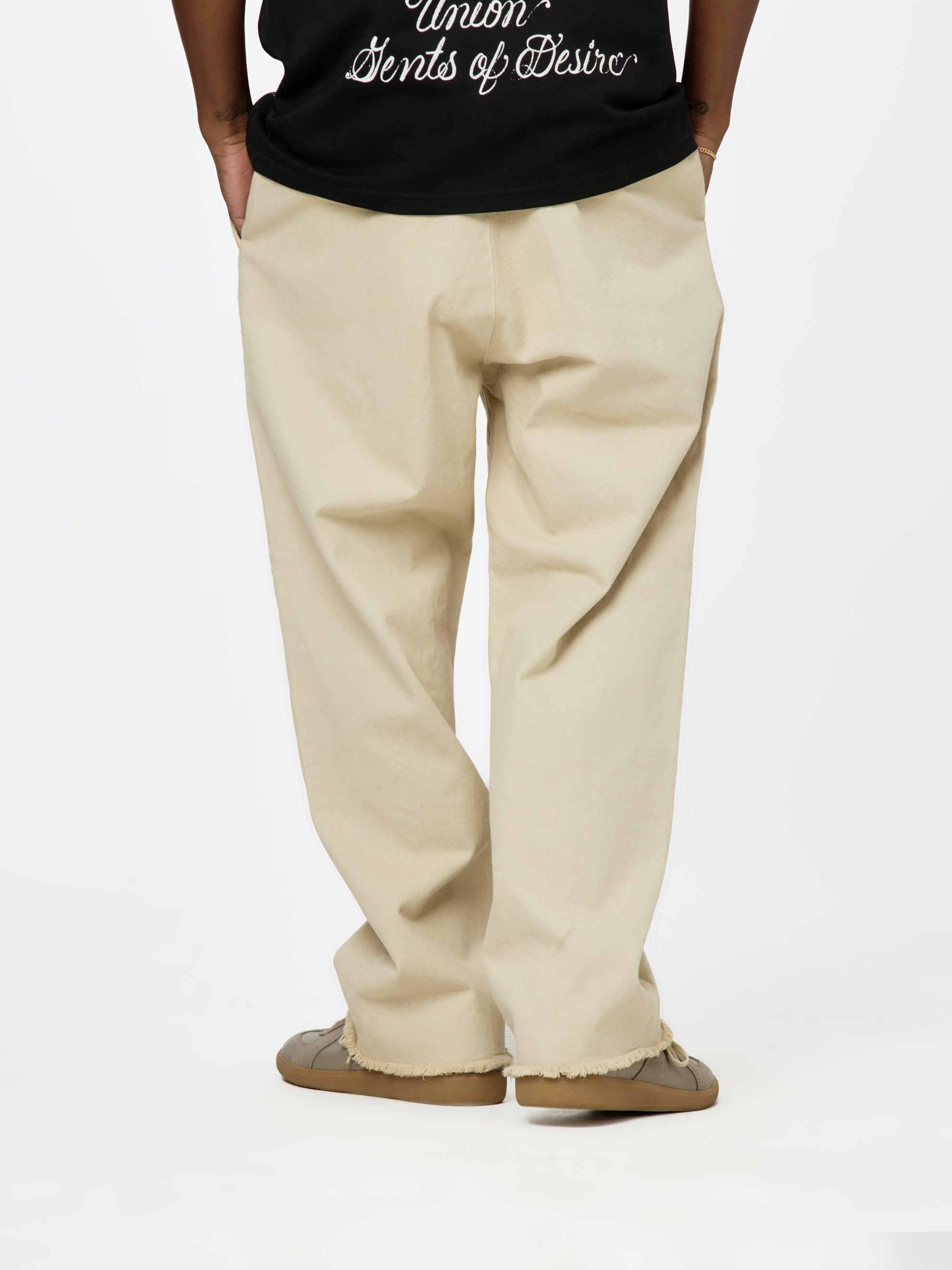 BXR + UNION CUT-OFF WORK PANTS (Beige) Product Image