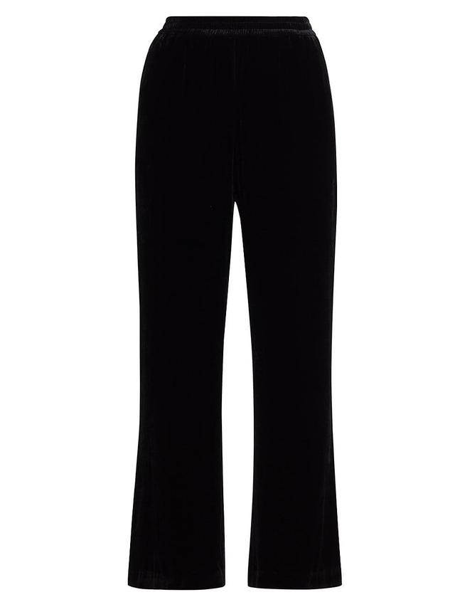 Womens The Veronica Velvet Wide-Leg Pants Product Image