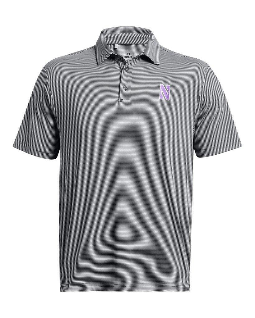 Men's UA Tee To Green Collegiate Bridge Stripe Polo Product Image