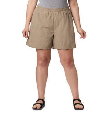 Columbia Plus Size Sandy River Short (Tusk) Women's Shorts Product Image