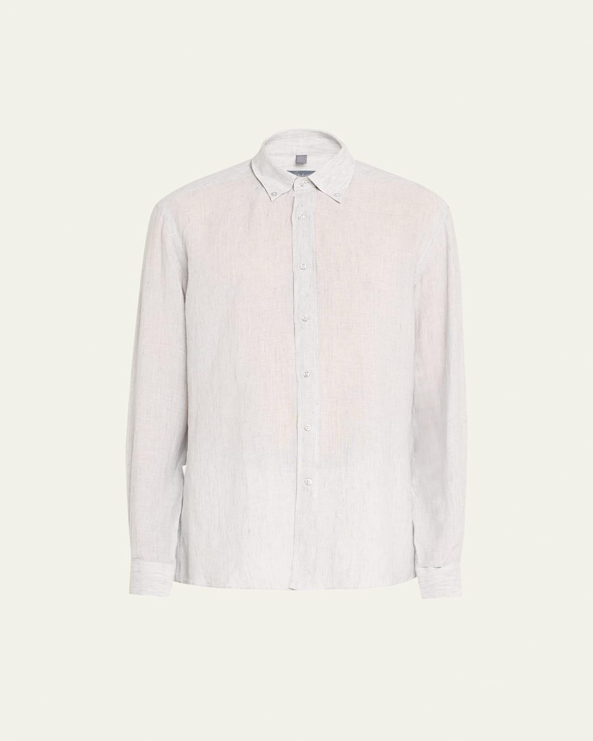 Mens Linen Sport Shirt Product Image