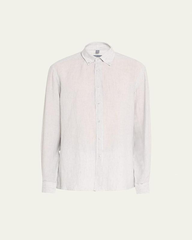 Mens Linen Sport Shirt Product Image