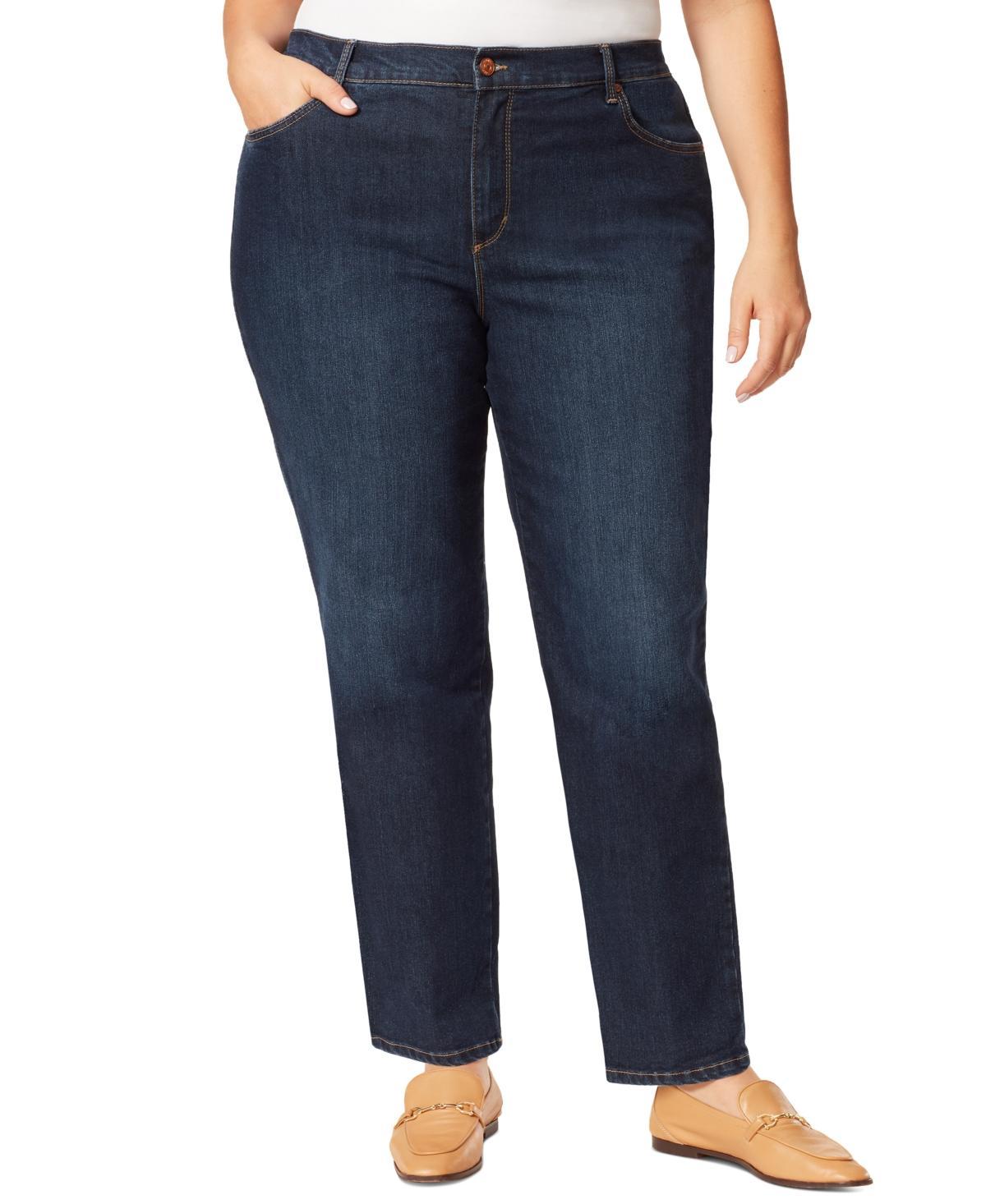 Plus Size Gloria Vanderbilt Amanda Classic Jeans, Womens Red Crush Product Image