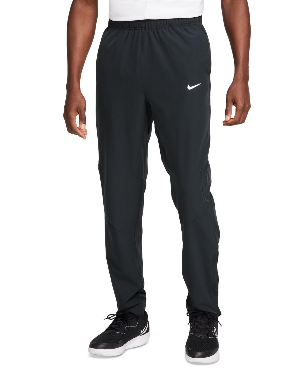 Nike Mens Court Advantage Dri-fit Tennis Training Pants - Black/(white) Product Image