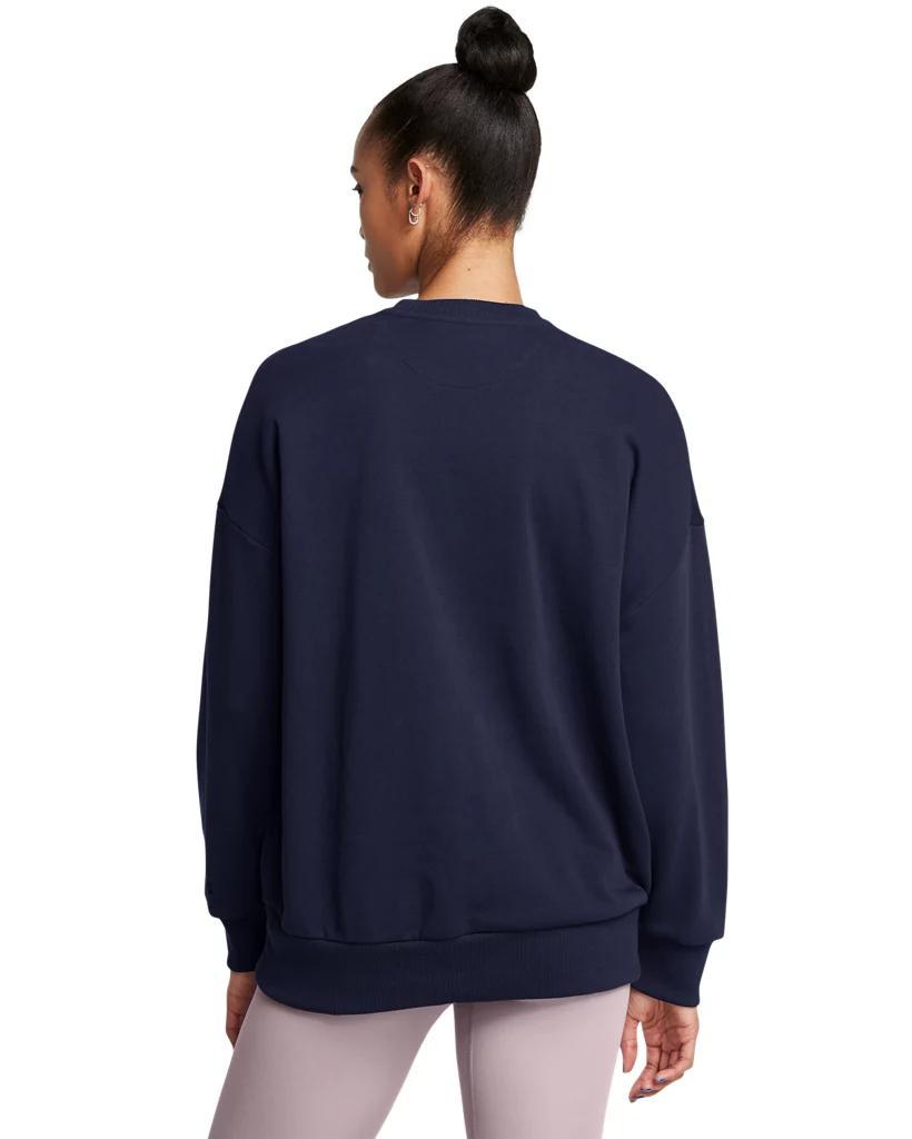 Womens UA Icon Heavyweight Terry Oversized Crew Product Image