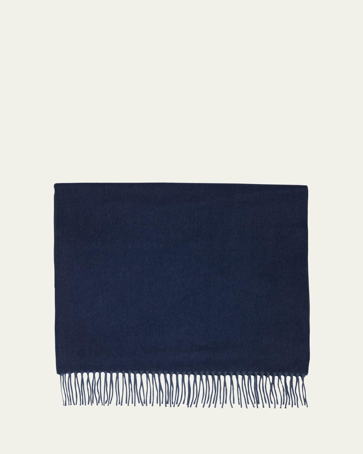 Mens Baby Cashmere Fringe Scarf Product Image