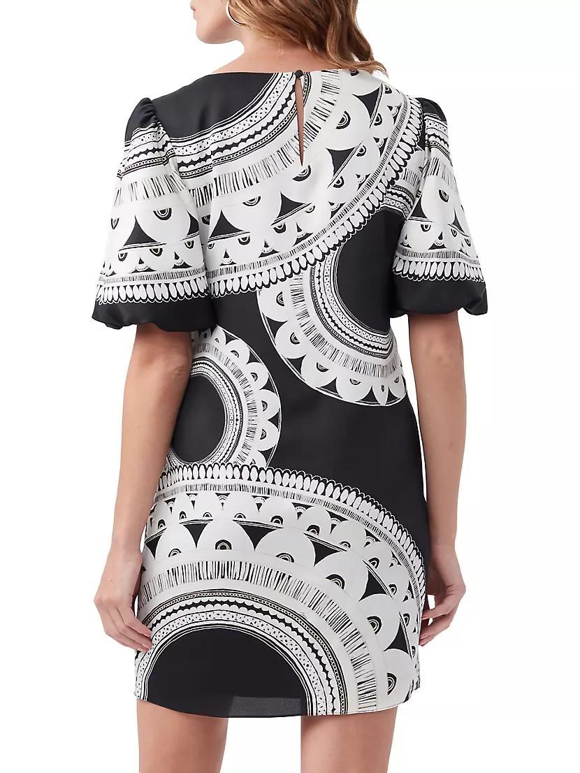 Luv Printed Short-Sleeve Minidress Product Image