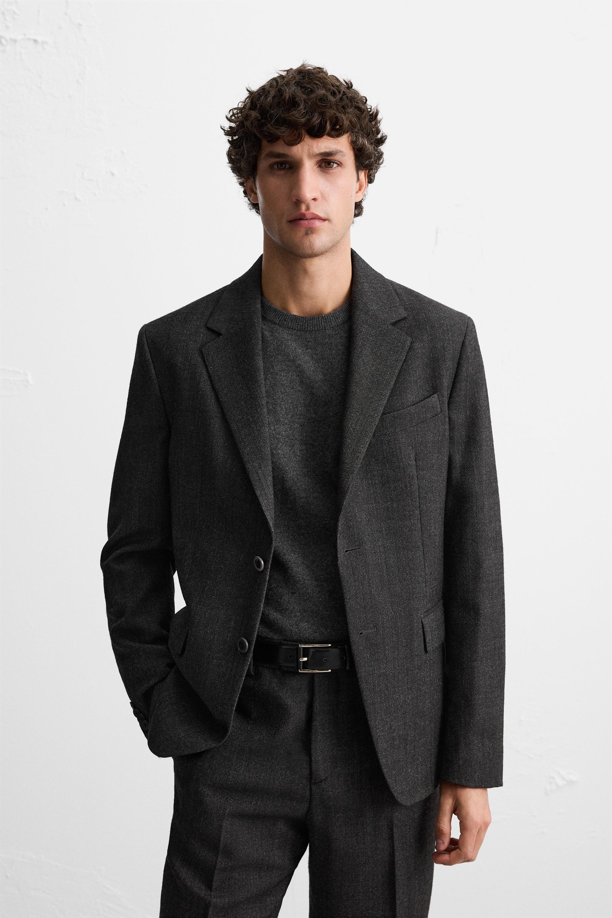 WOOL TWILL SUIT JACKET Product Image