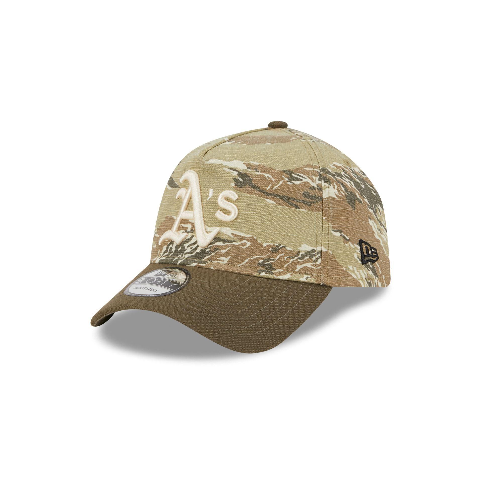 Oakland Athletics Tiger Camo 9FORTY A-Frame Snapback Hat Male Product Image