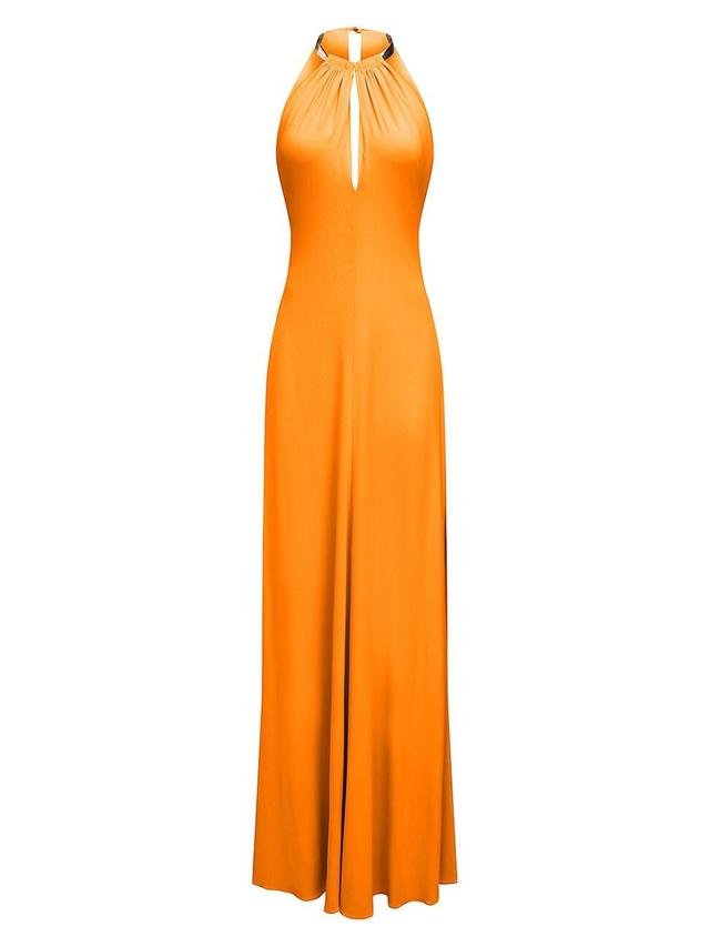 Womens Oriana Jersey Halterneck Gown Product Image