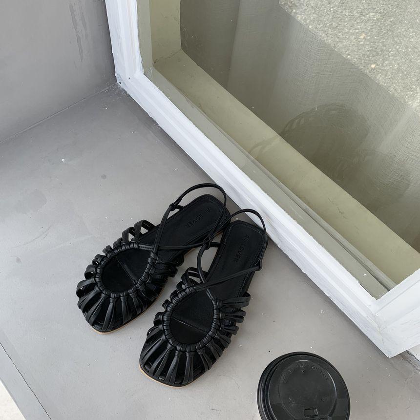 Plain Flat Sandals Product Image