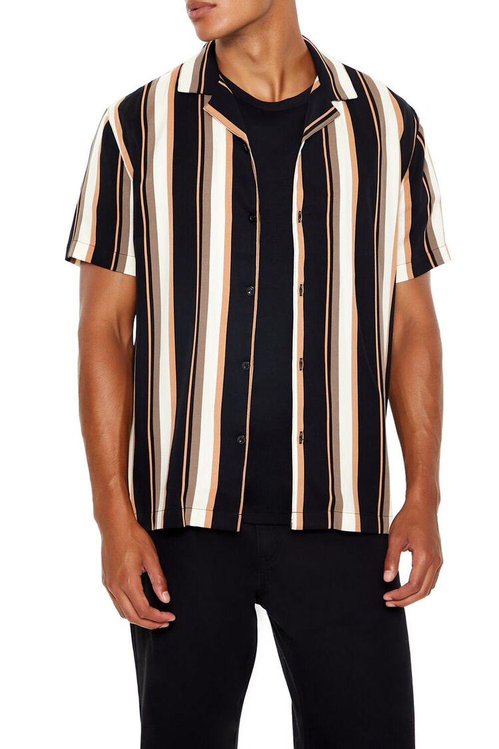 Striped Rayon Shirt | Forever 21 Product Image