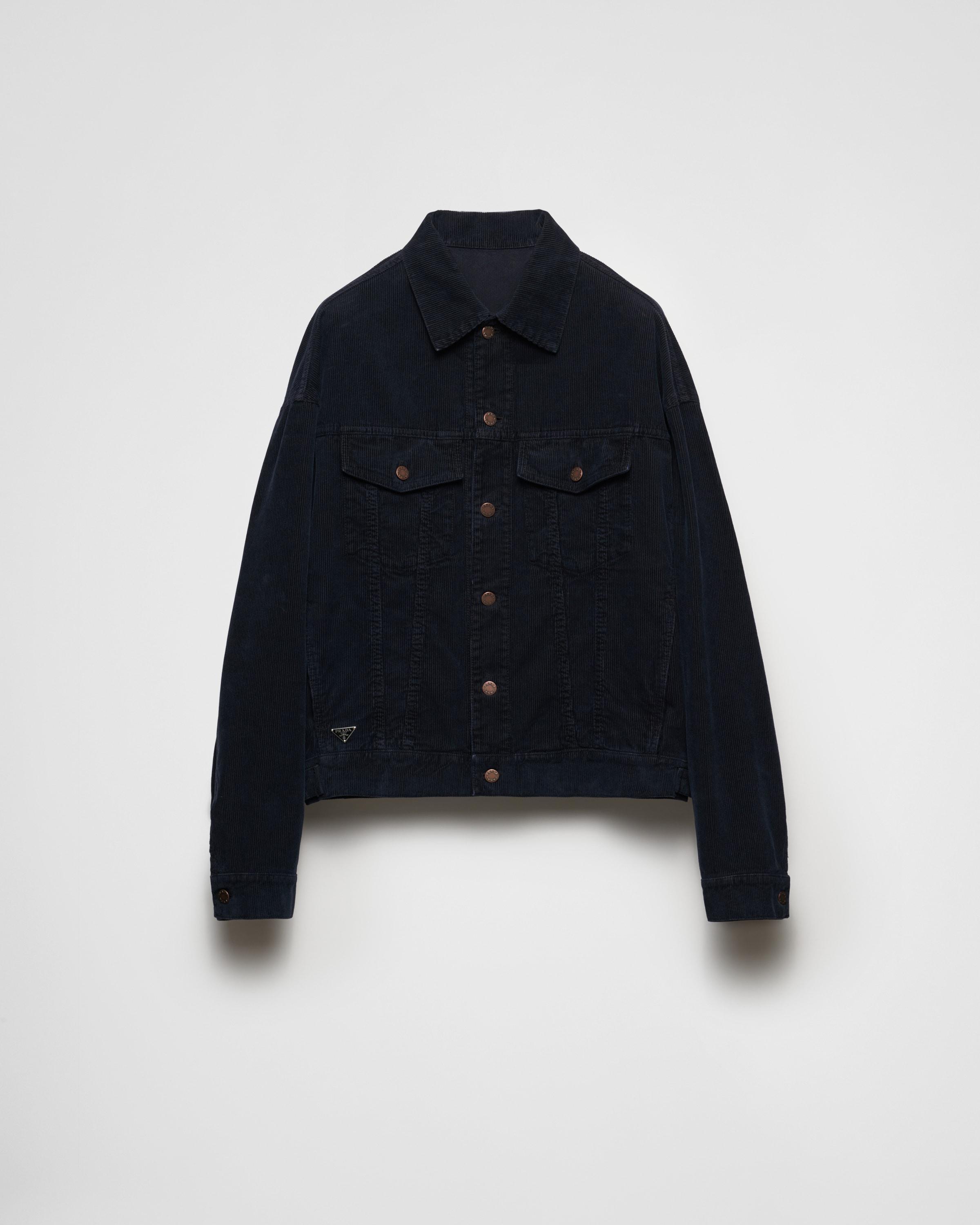 Corduroy blouson jacket Product Image