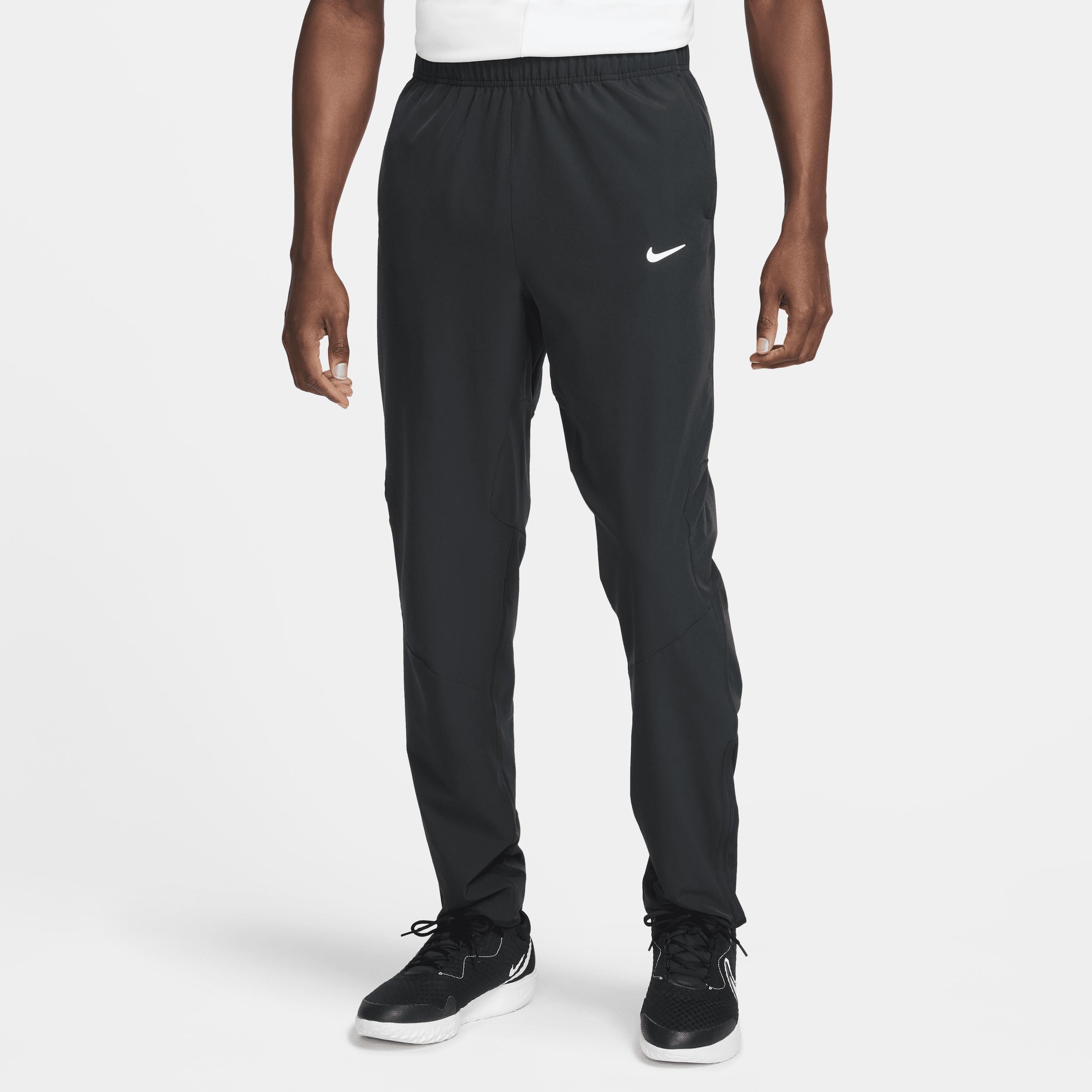 Nike Mens Court Advantage Dri-fit Tennis Training Pants - Black/(white) Product Image