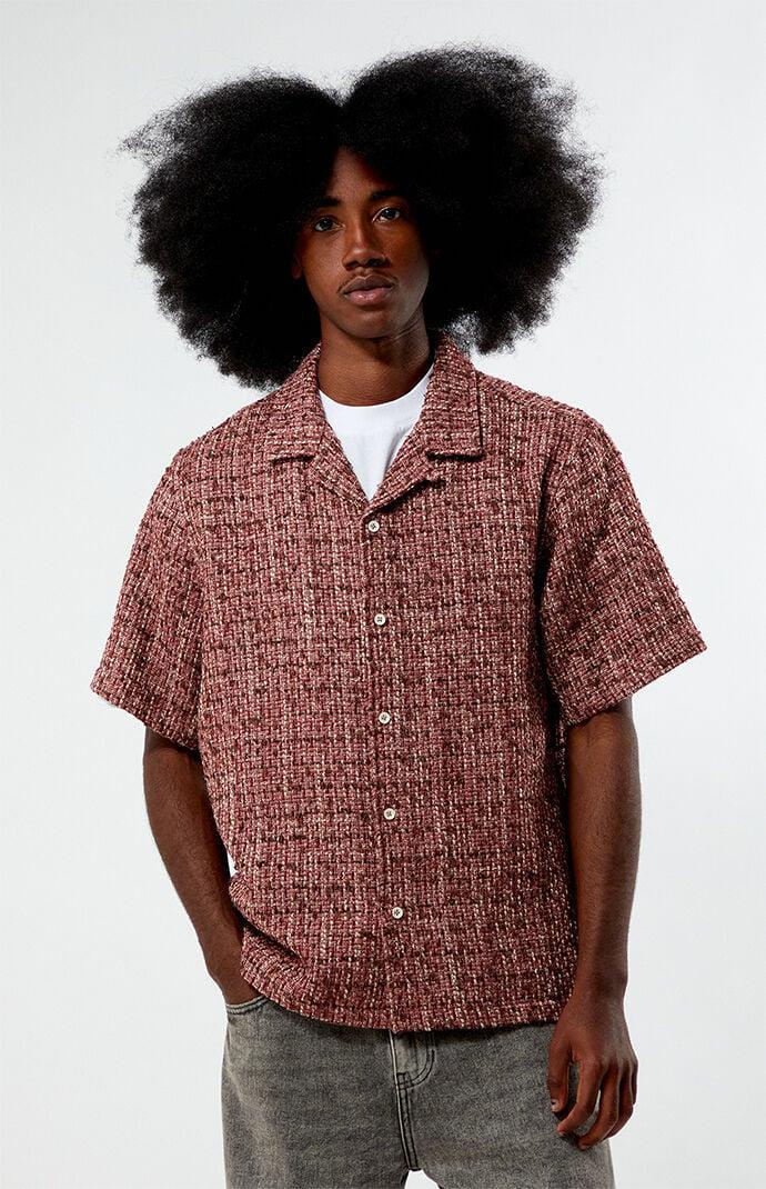 Men's Woven Oversized Camp Shirt Product Image