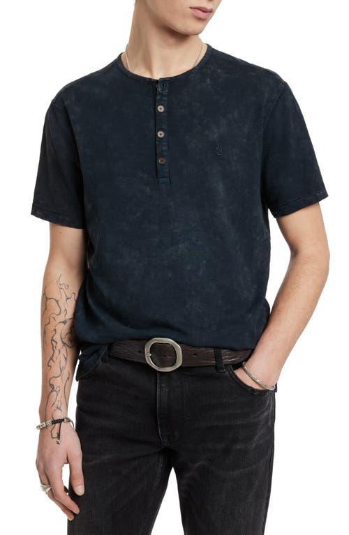 John Varvatos Ethan Cotton Henley Shirt Product Image