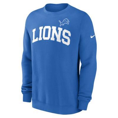 Detroit Lions Club Men's Nike NFL Pullover Crew Product Image