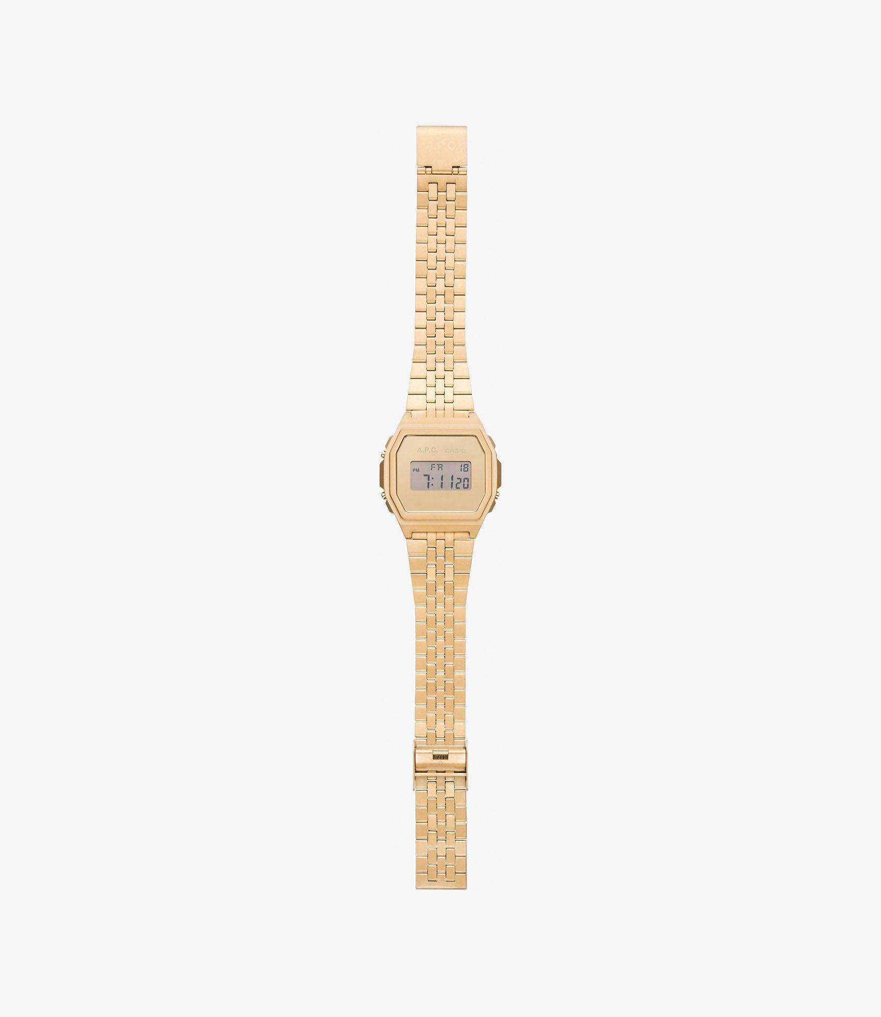 Gold Casio x A.P.C. watch Product Image