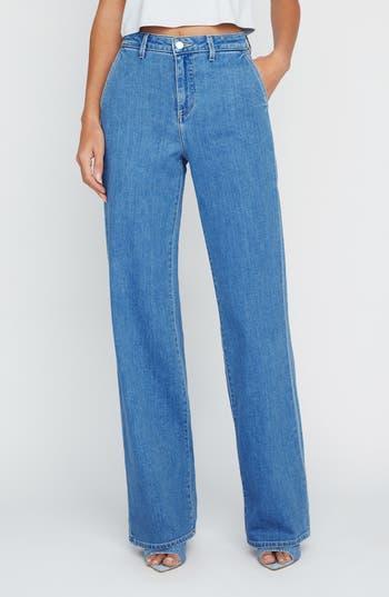 L AGENCE Weston Wide-leg Jean In Blue Product Image