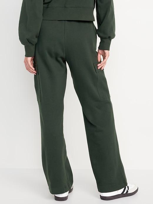 Extra High-Waisted SoComfy Cargo Wide-Leg Sweatpants Product Image