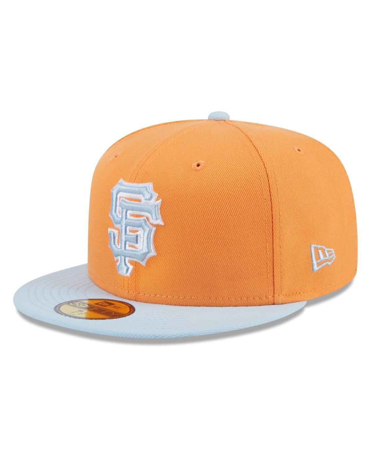 Mens New Era /Light Blue San Francisco Giants Spring Color Basic Two-Tone 59FIFTY Fitted Hat Product Image