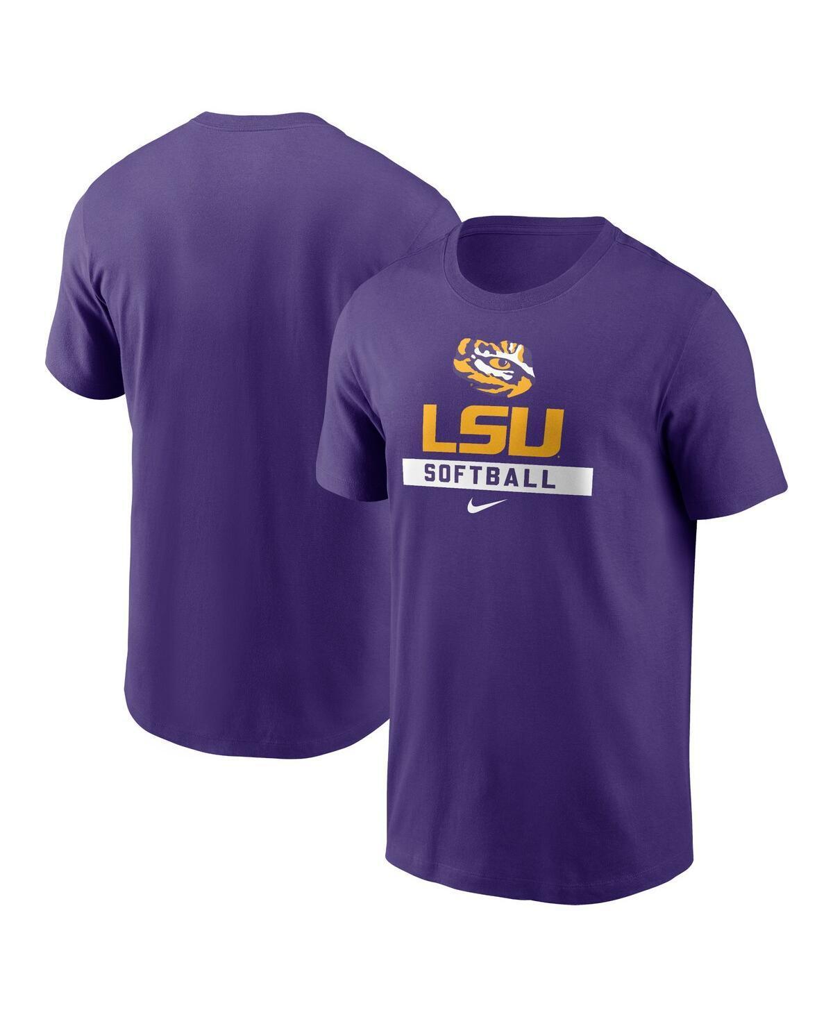 Nike Mens Purple Lsu Tigers Softball T-Shirt Product Image