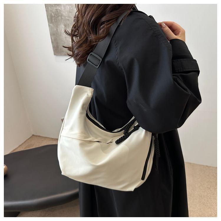 Plain Zip Crossbody Bag Product Image