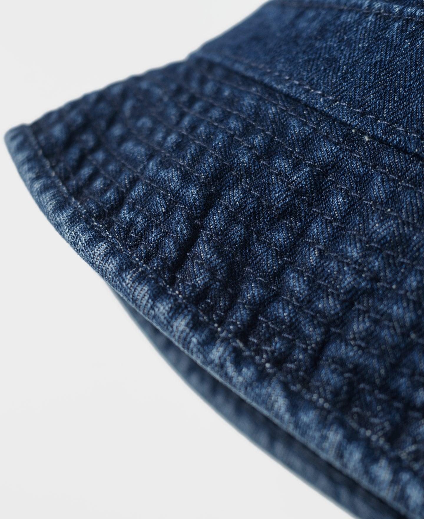 Herringbone Denim Bucket Hat Product Image