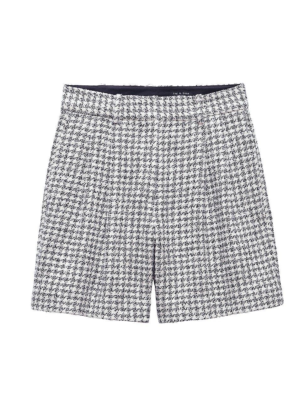 Carmen Tailored Houndstooth Shorts Product Image