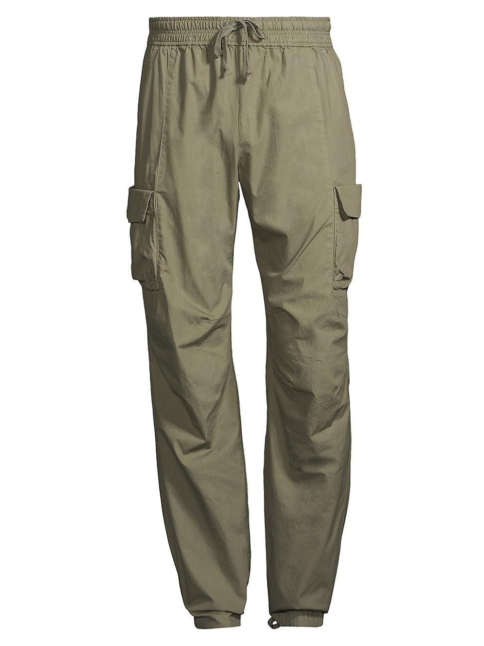 Mens Drawstring Cargo Pants Product Image