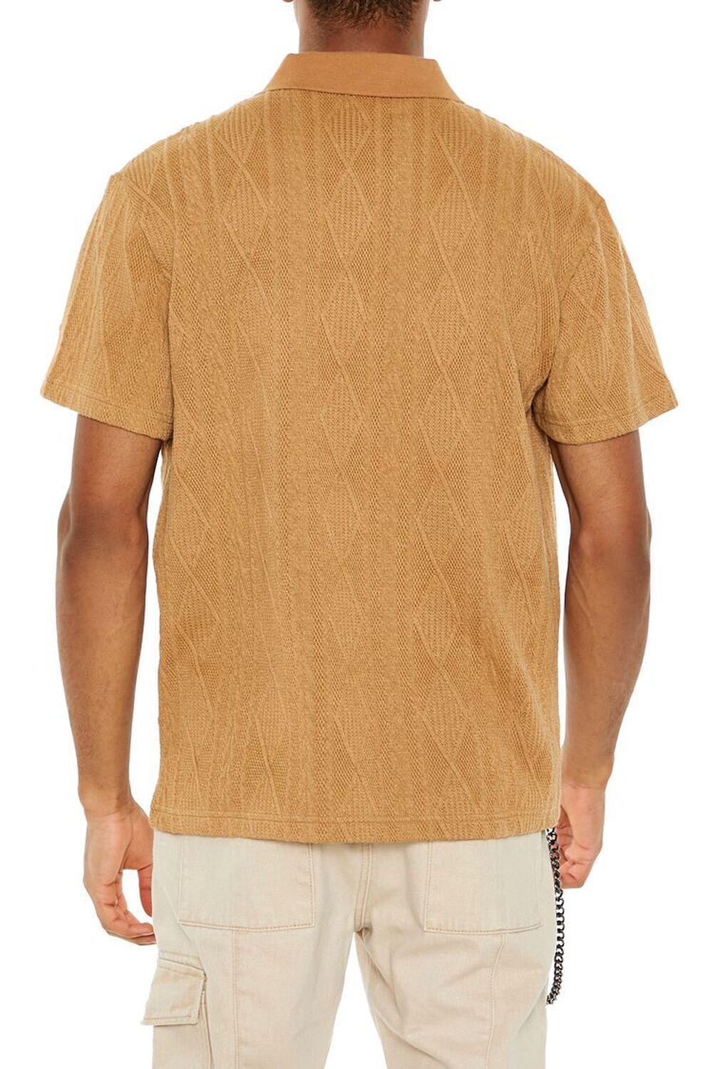 Textured Lace Polo Shirt | Forever 21 Product Image