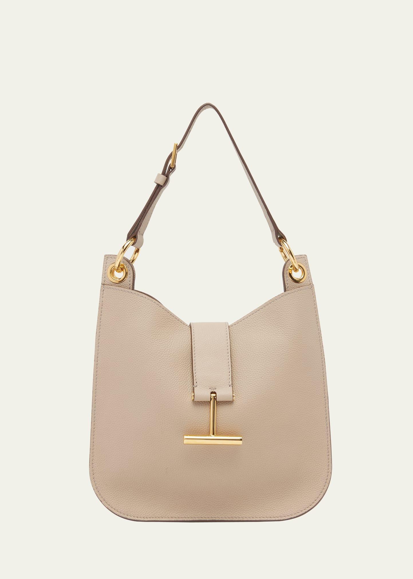 Tara Small Hobo Crossbody in Grained Leather Product Image