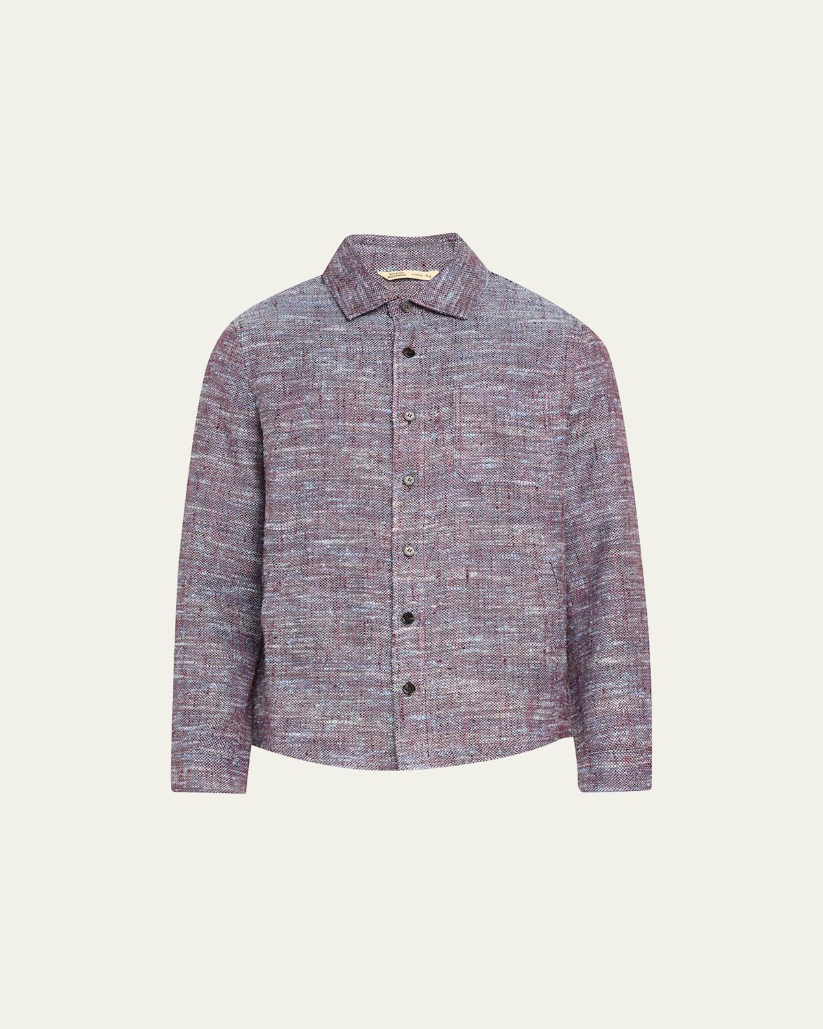 Mens Summer Tweed Overshirt Product Image